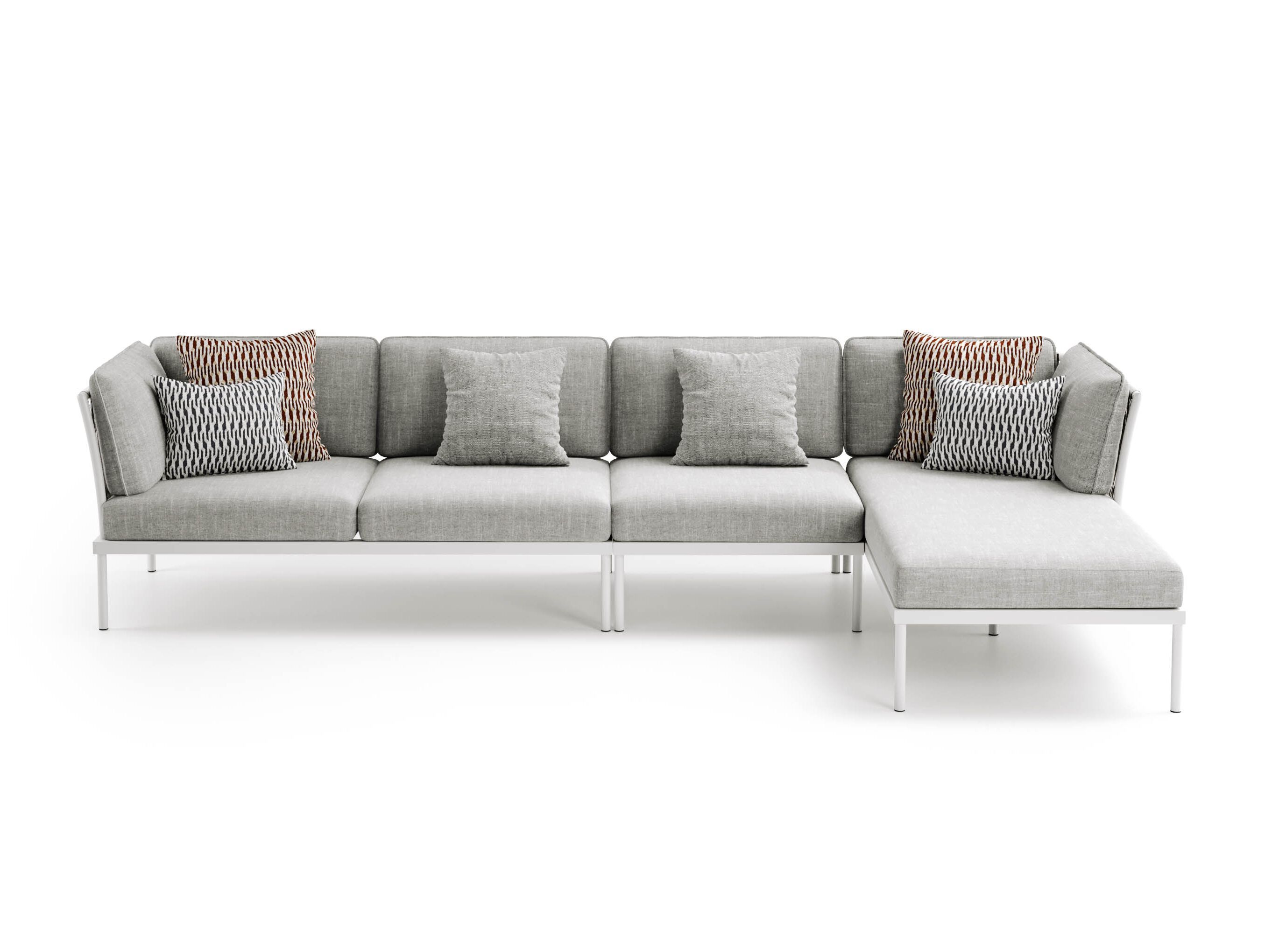 Модульный тканевый садовый диван с полуостровом Atmosphera вспышка ARCH-00044030 - Вид №8