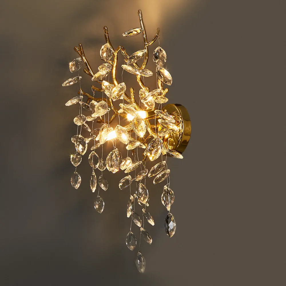 Santreyd Бра Лайма — изящный настенный светильник с золотистым покрытием 88673951 STLM-0931565