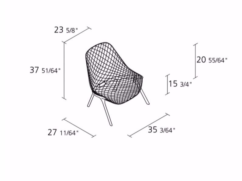 Кресло с подлокотниками Alias Gran Kobi ARCH-00066960 - Вид №6