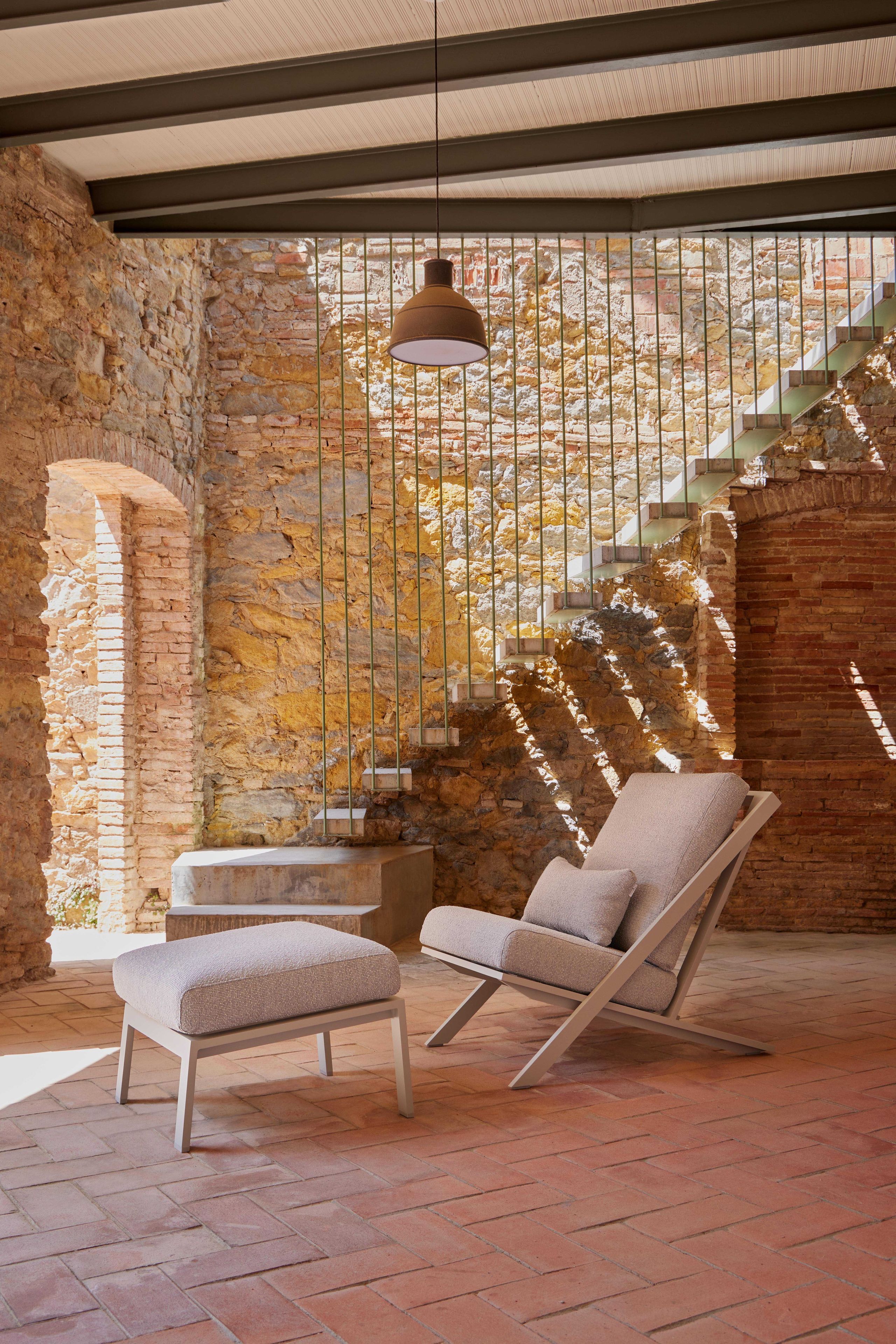 Прямоугольный пуф из ткани GANDIABLASCO Timeless ARCH-00093750 - Вид №7