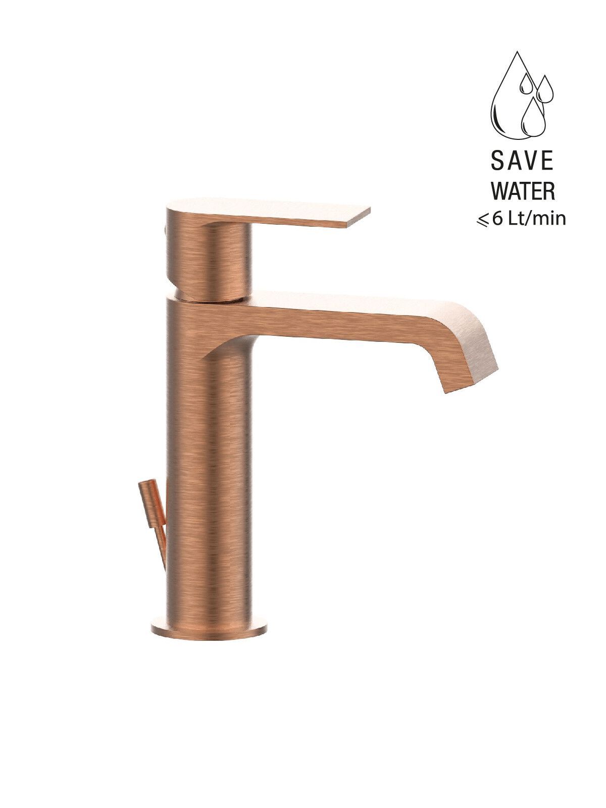 Однорычажный смеситель для раковины со сливом Rubinetterie Frattini Птолемей ARCH-00075842 - Вид №11