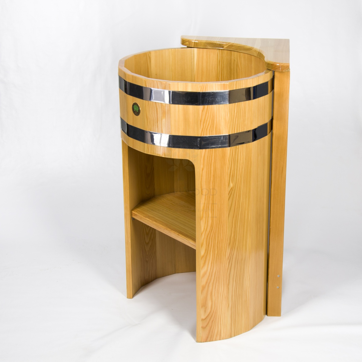 157 Умывальник - стойка угловая (лиственница натуральная) Alyarus  - Вид №3