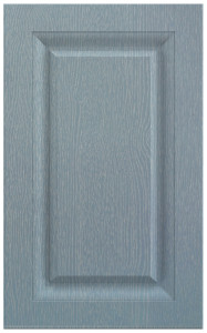 Фасады для кухни Классика Фрезеровка «Монбельяр» Прованс голубой патина №522