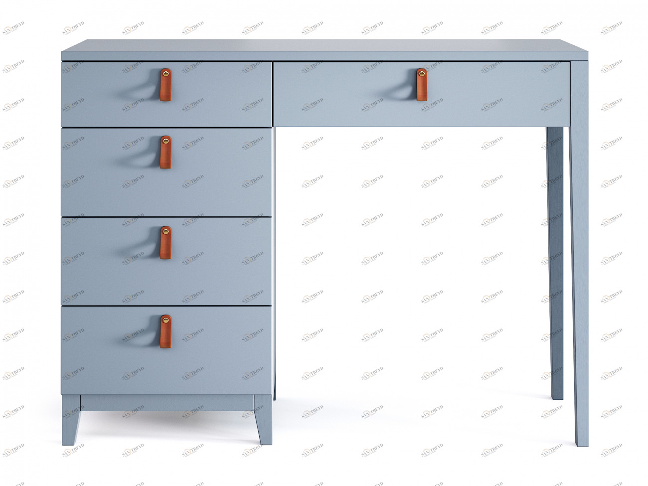 Туалетный столик с ящиками оловянный Jagger THE IDEA  210481 Голубой 