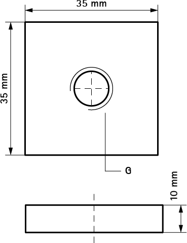 6517016 BIS Strut Квадратная монтажная гайка монтаж в профиле Strut walraven  - Вид №1