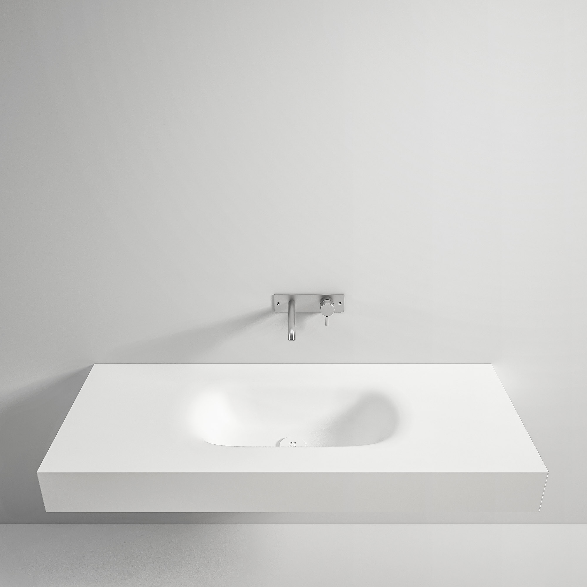 Rexa Design Столешница из Corian® с умывальником из термоформованного материала REXA-ST88  - Вид №1