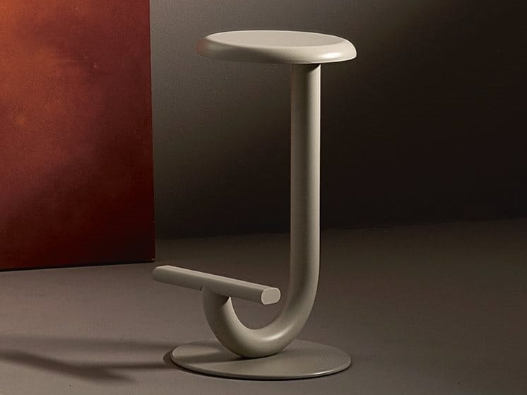 Высокий садовый стул из листового металла Desalto ARCH-00098360 - Вид №6