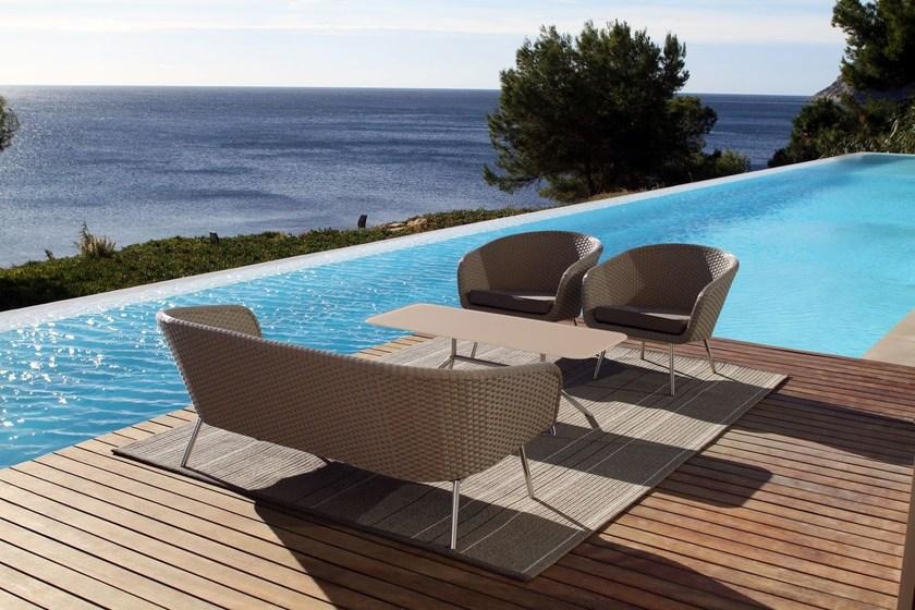 FueraDentro Садовый диван 2 мест из батилина® Shell sun-id-1349776 - Вид №1