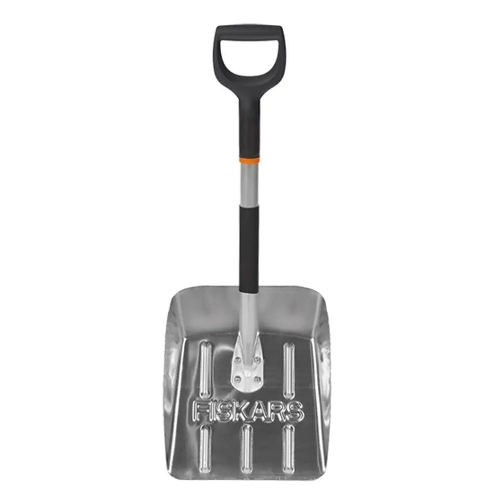 Лопата автомобильная для уборки снега Fiskars 25x71 см алюминий с черенком STLM-2190725 - Вид №2