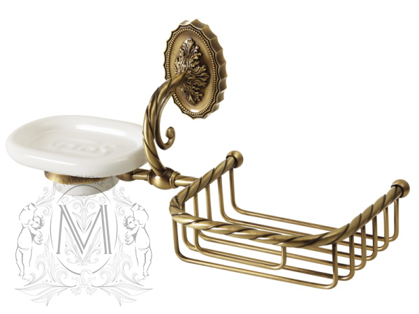 ML.EDR-60.326.BR Корзина с мыльницей Migliore Edera