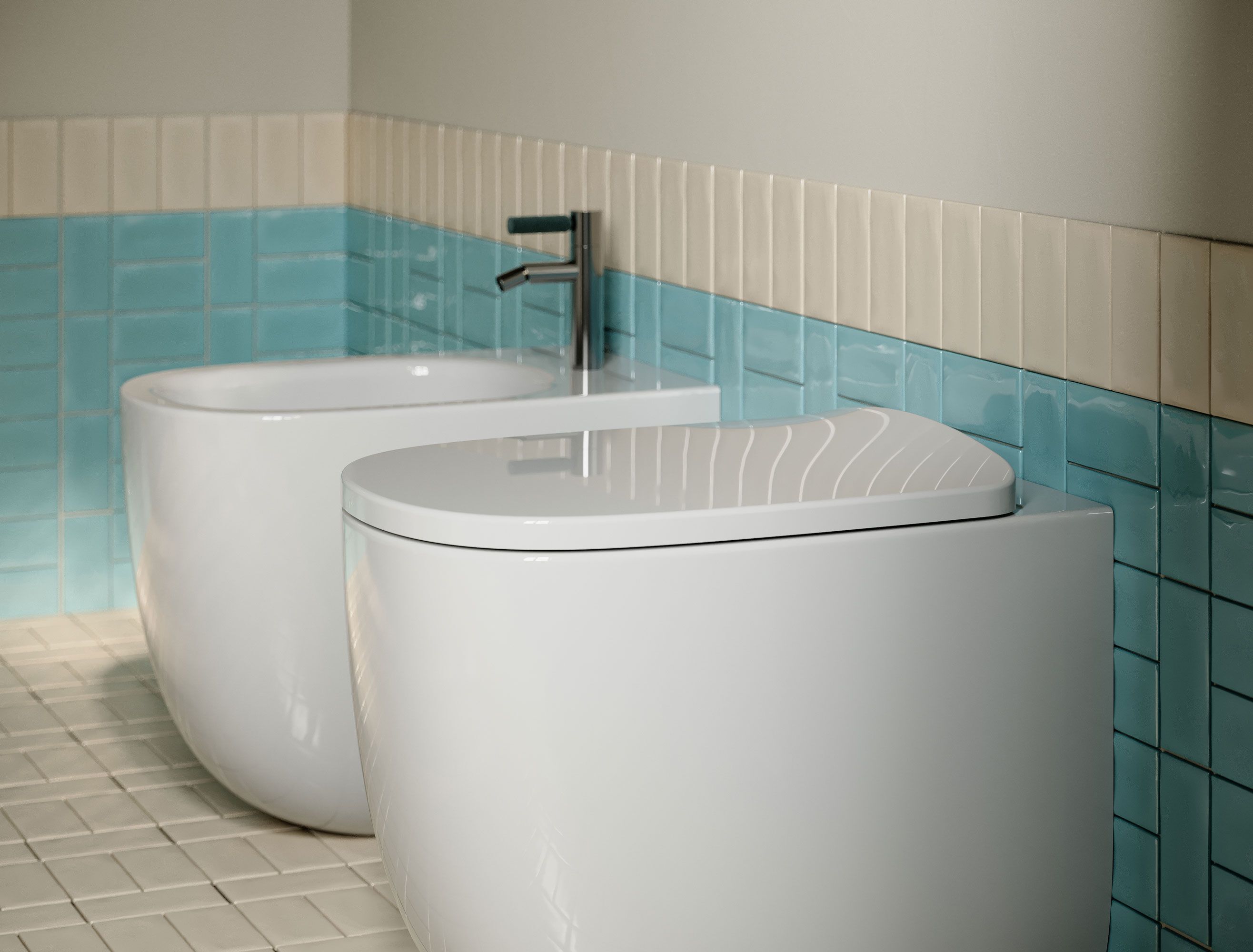 Напольная керамическая настенная проволока для биде ArtCeram шелк ARCH-00102400 - Вид №1