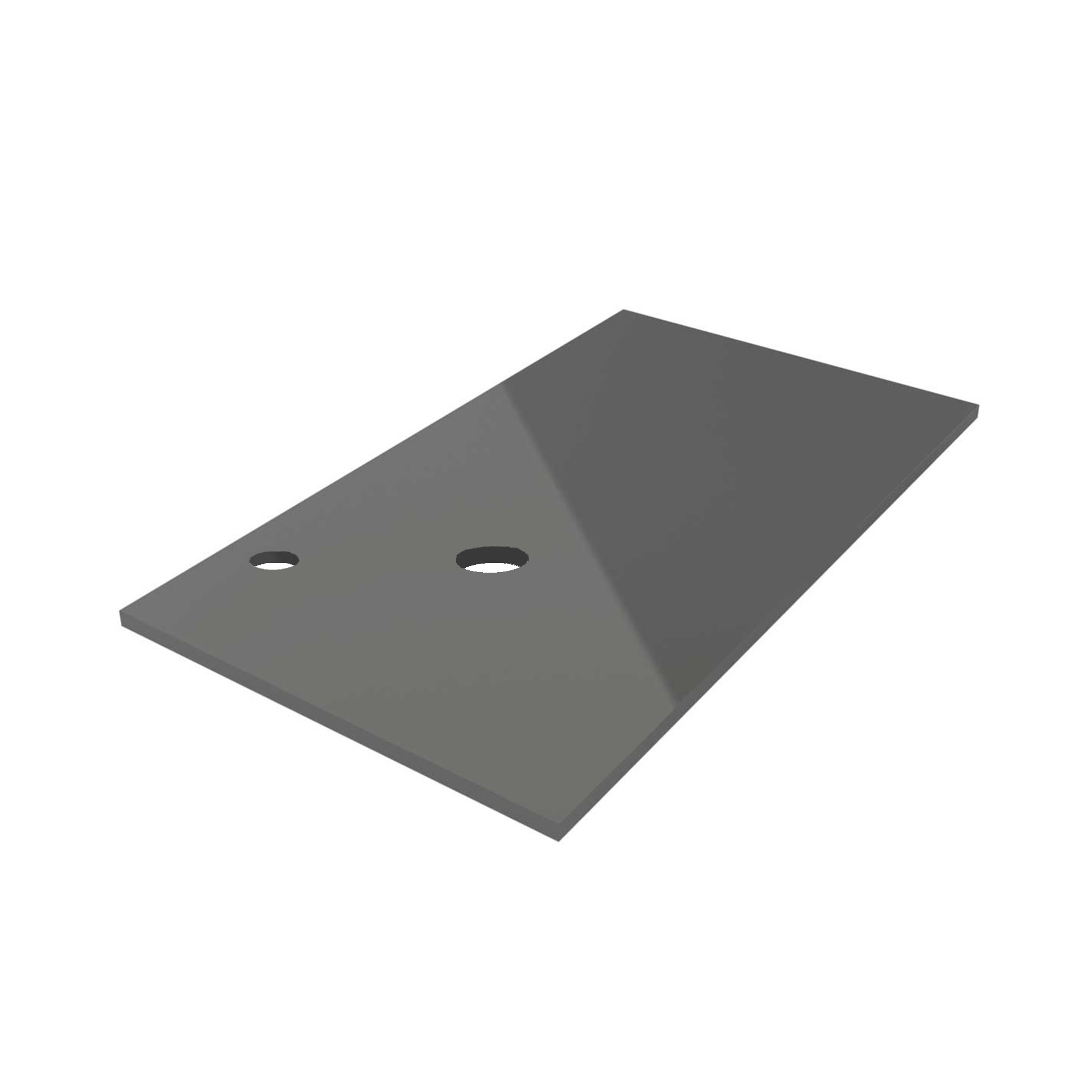 23146 SALGAR Столешница механизированная до 1000 GLOSS GREY 16 мм Глянцевый серый 