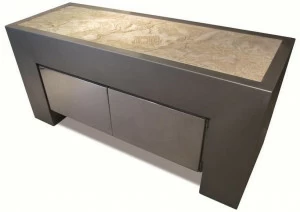 ICI ET LÀ Буфет из нержавеющей стали с распашными дверцами Paisajes de la memoria