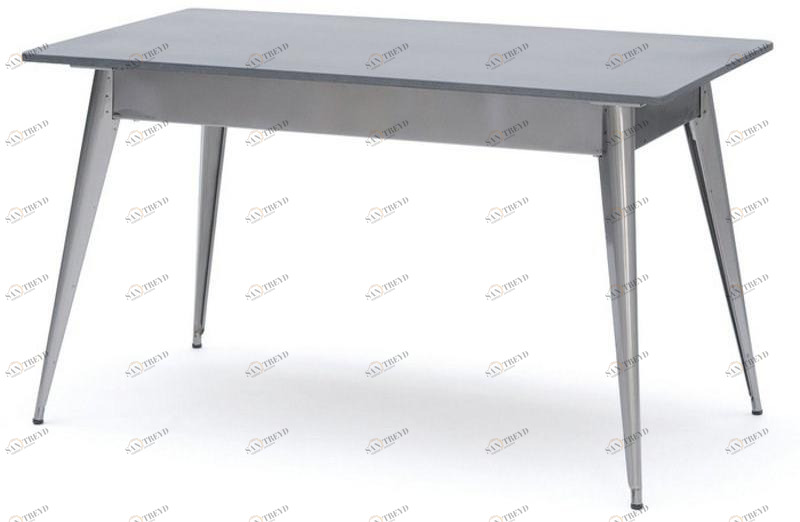 Tolix Прямоугольный стол из лакированной стали 55 sun-id-1380399