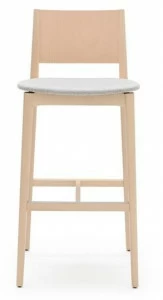 Billiani Табурет из бука с мягким сиденьем Blazer 233