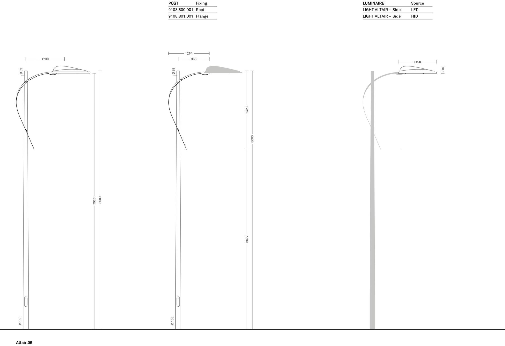 Neri Светодиодная головка столба Altair sun-id-1434536 - Вид №12