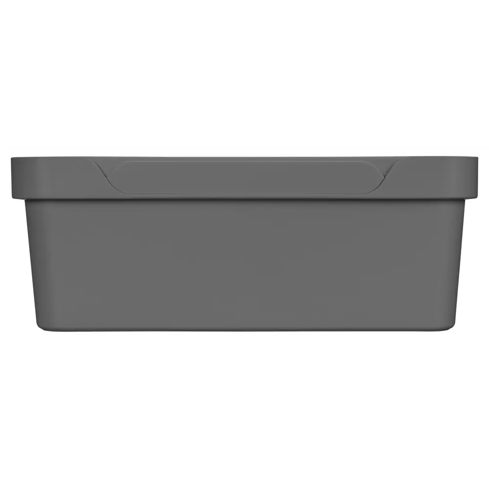 БЫТПЛАСТ Ящик Luxe с крышкой-полкой 12 л, серый 82905604 STLM-0037754 - Вид №5