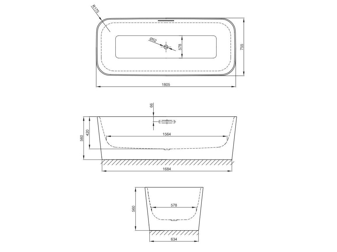 Эмалированная стальная ванна для ванной комнаты Bette BetteArt ARCH-00022797 - Вид №10
