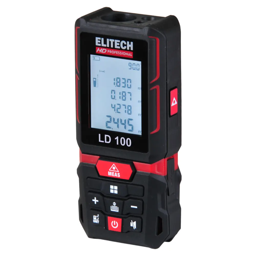 Лазерный дальномер ELITECH HD LD100 для точных измерений до 100 м 89363263 STLM-0849333
