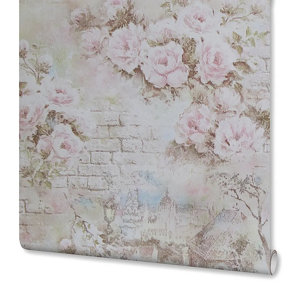 Обои бумажные Московская обойная фабрика Азалия бежевые 0.53 м 237432-2 STLM-2192067