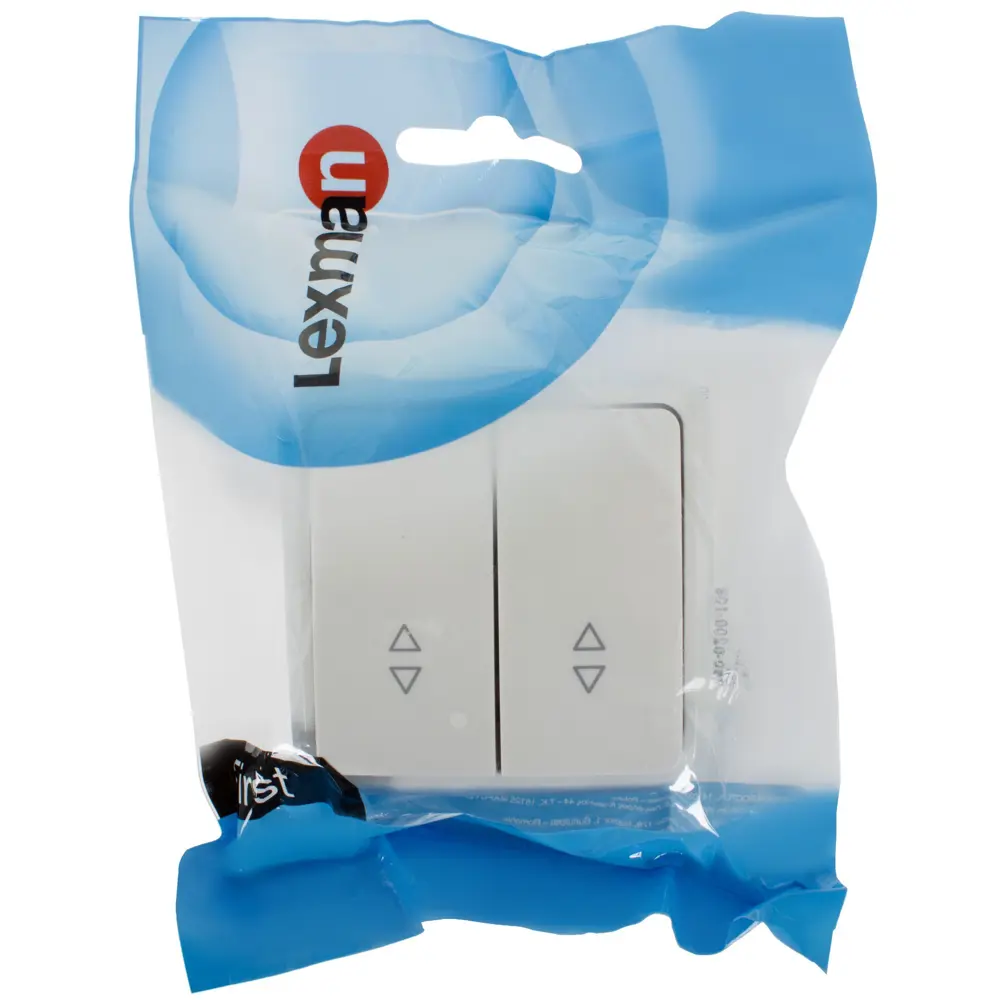 LEXMAN Двойной проходной выключатель для управления освещением 81930565 First 2 STLM-1339701 - Вид №3