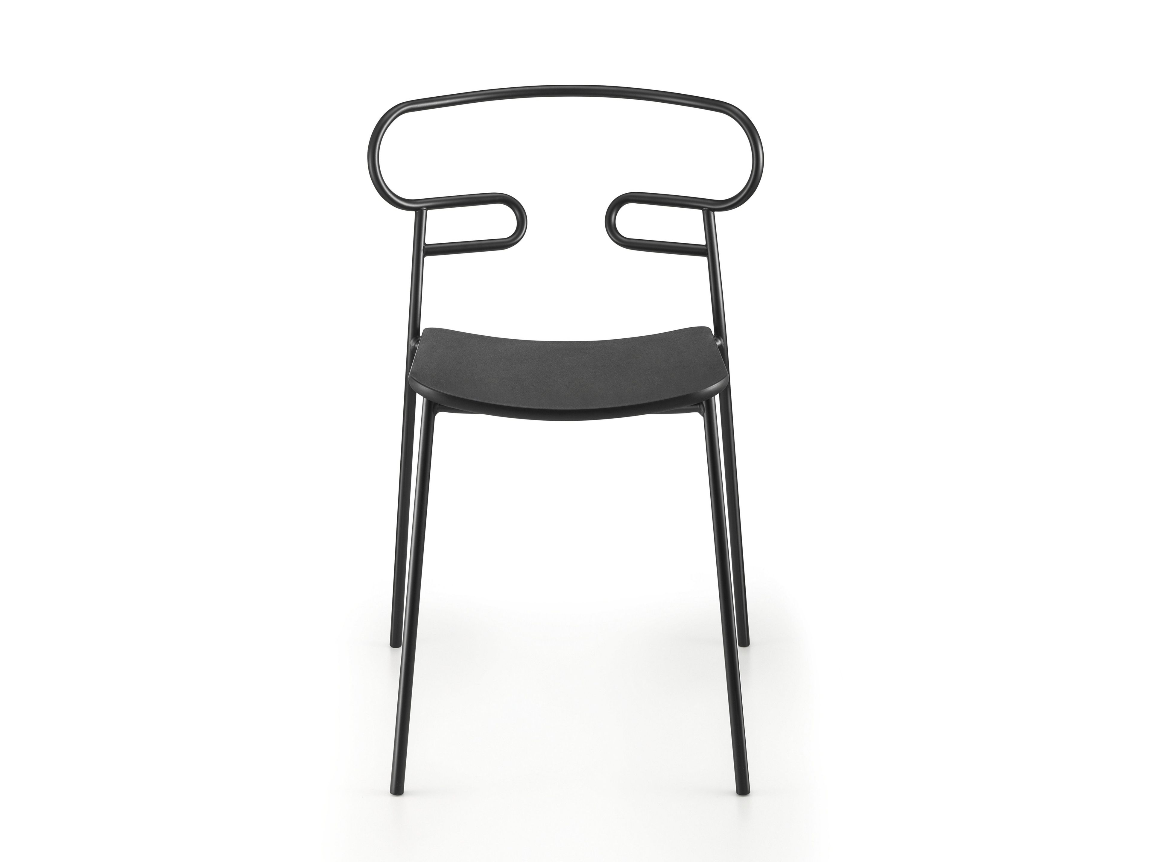 Металлический и полиуретановый стул с открытой спинкой TrabA' Генуя ARCH-00022296 - Вид №2