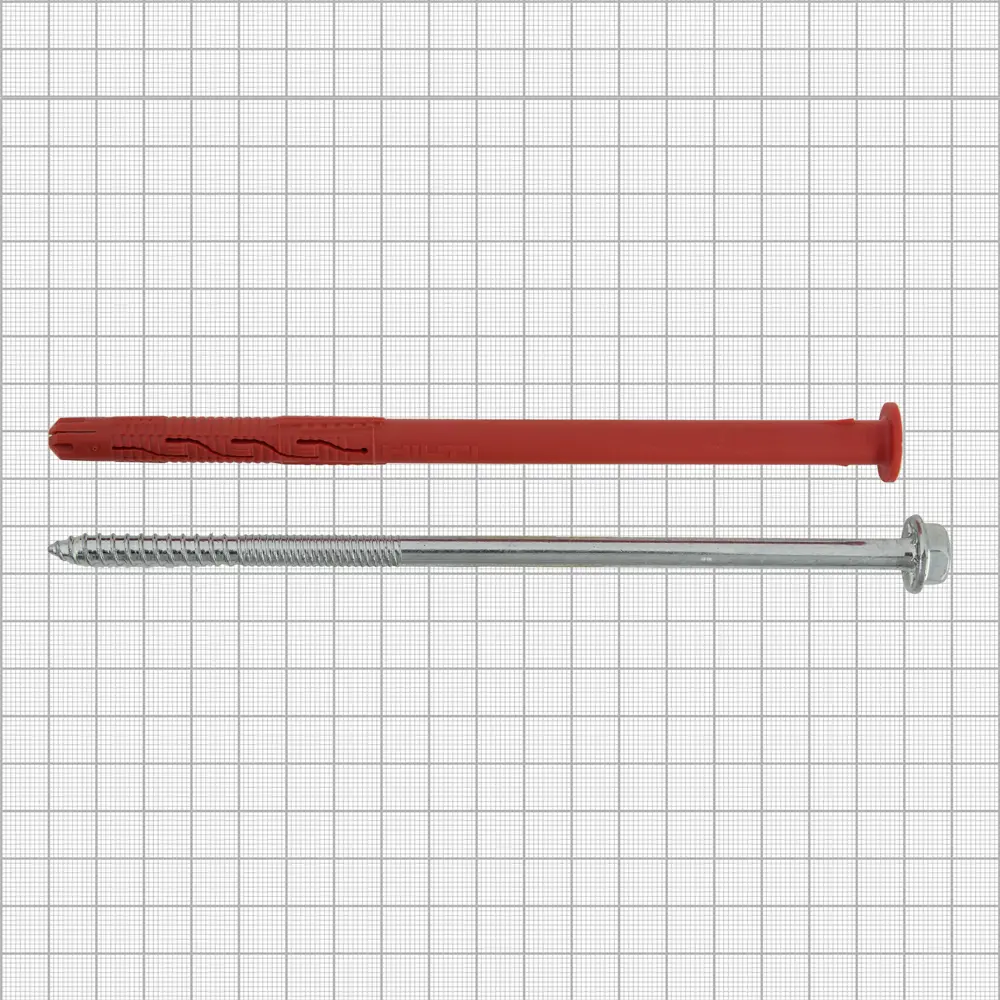 Дюбель фасадный Hilti HRD-H 10x180 мм нейлон/оцинкованная сталь цвет красный 4 шт. 82656582 STLM-2021671  - Вид №3
