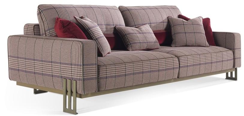 ETRO Home Interiors 3-х местный тканевый диван Klee E.kle.211.a - Вид №1