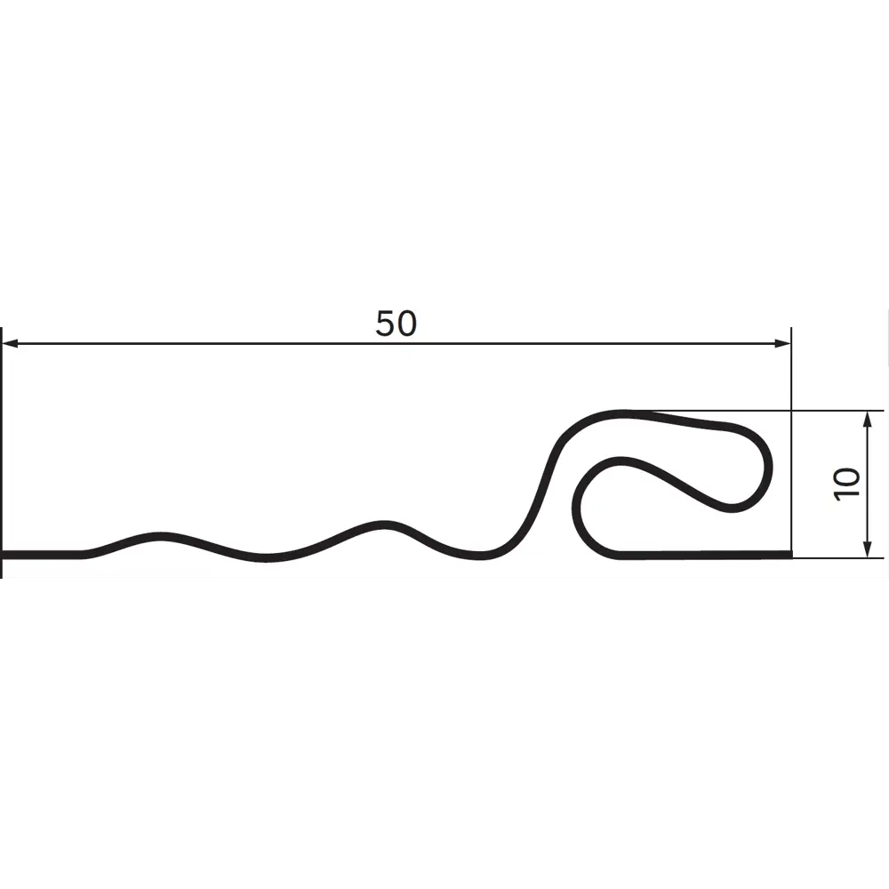 Планка стартовая для сайдинга MONLID цвет белый STLM-2202874 - Вид №1