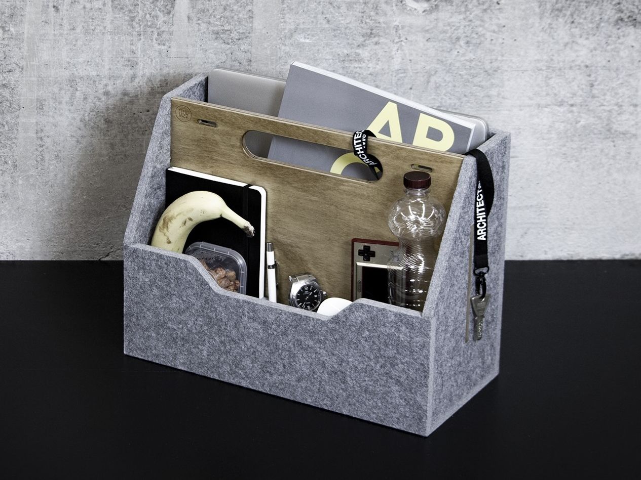 Лоток для документов из переработанного материала ECHOJAZZ ECHOCARRY ARCH-00001528 - Вид №3