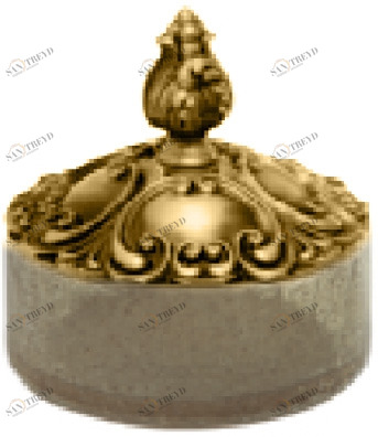 Баночка низкая MIGLIORE Elizabetta ML.ELB-60.127.DO - золото 