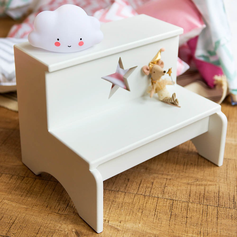 Табурет лестница, белый со звездочкой VAMVIGVAM  282237 Белый Santreyd  - Вид №9