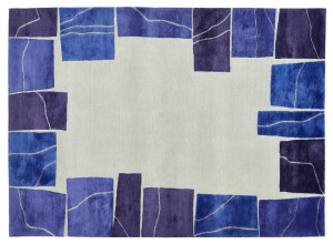 Прямоугольный ковер ручной работы из шерсти