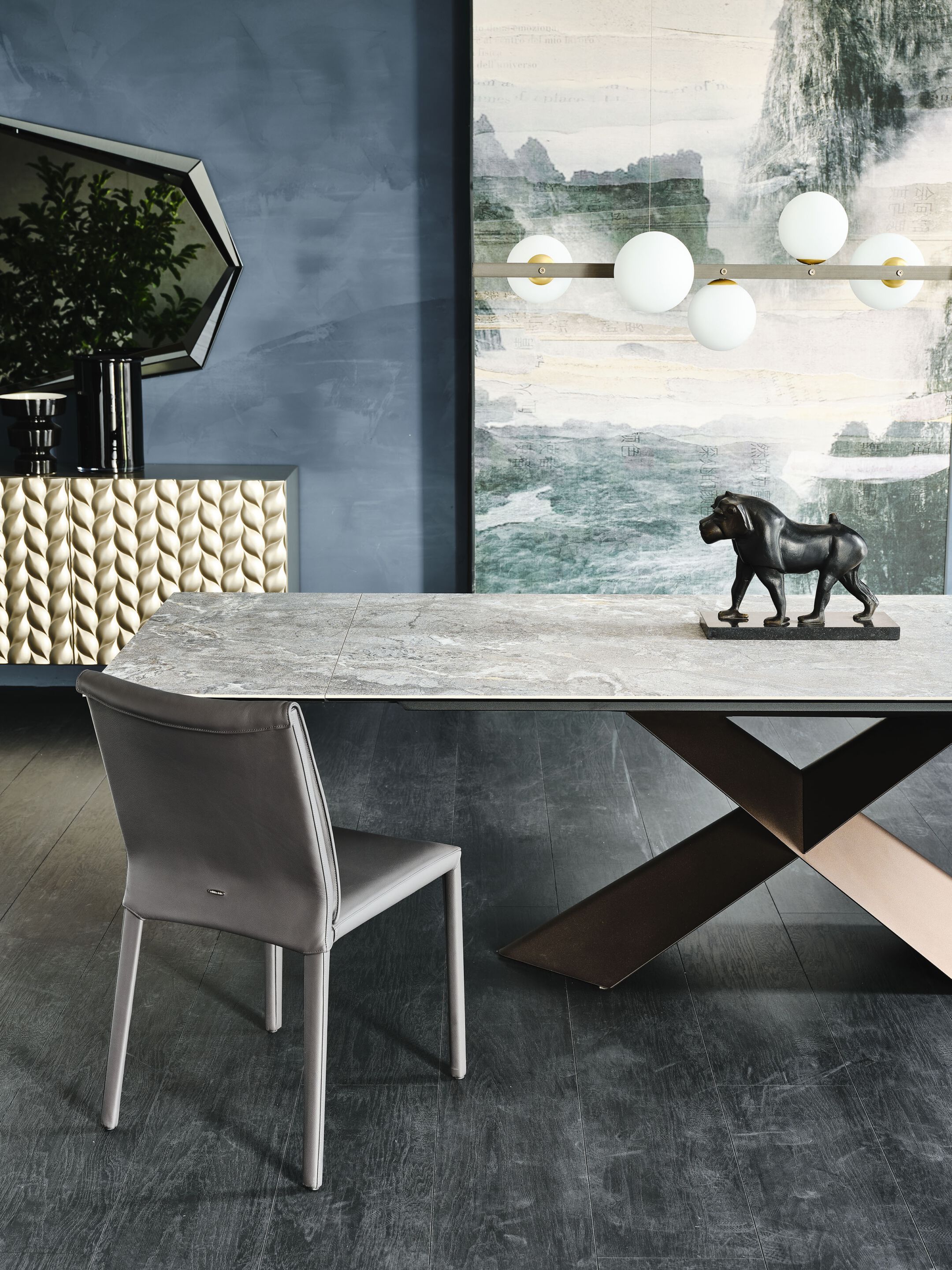 Керамический прямоугольный выдвижной стол Cattelan italia Tyron ARCH-00029446 - Вид №7