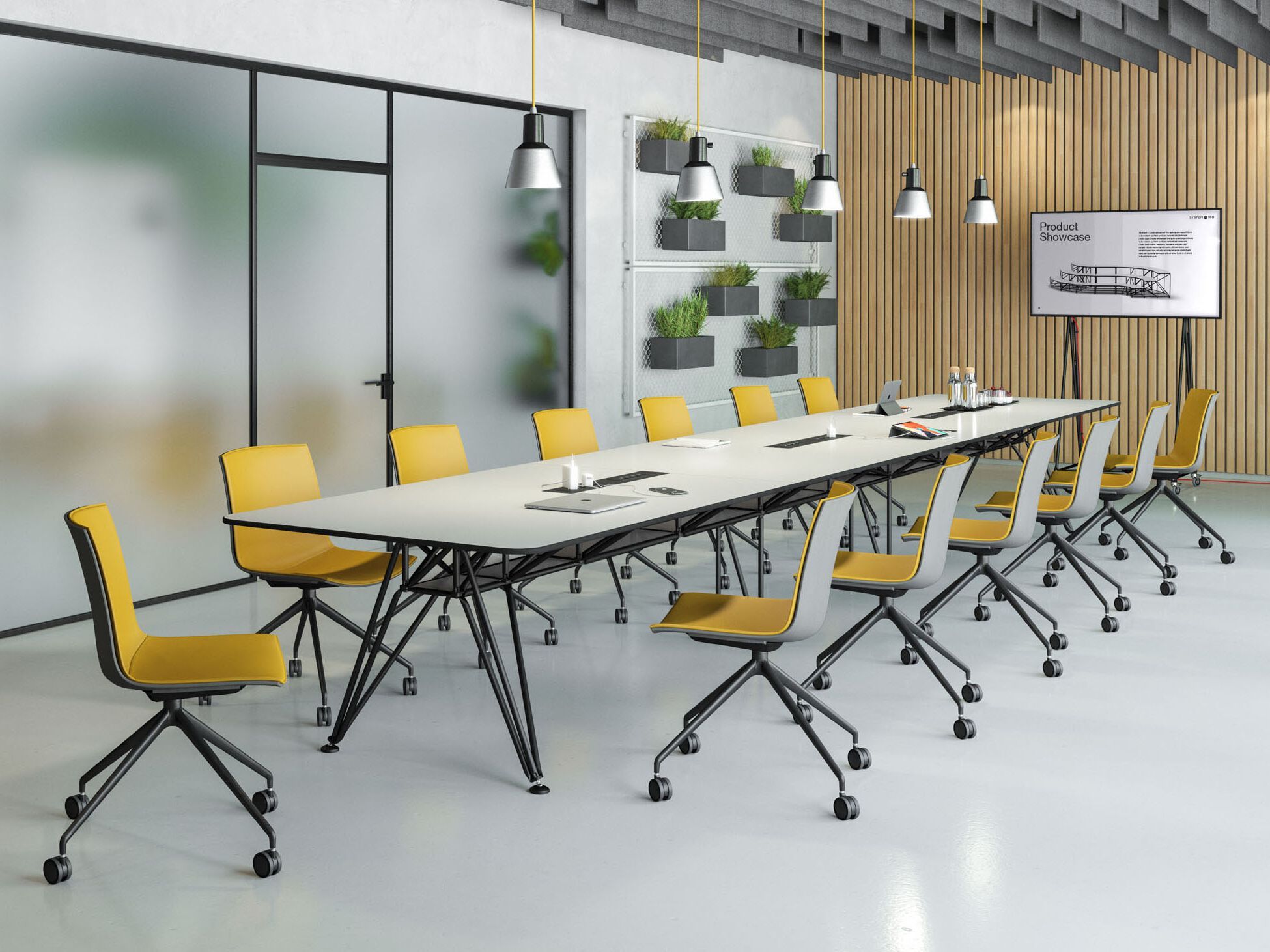 Прямоугольный стол для совещаний System 180 K Table System ARCH-00125059 - Вид №1