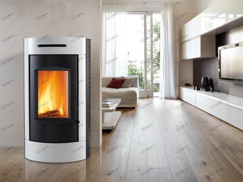 CAMINETTI MONTEGRAPPA Настенная стальная дровяная печь Tour sun-id-1511875