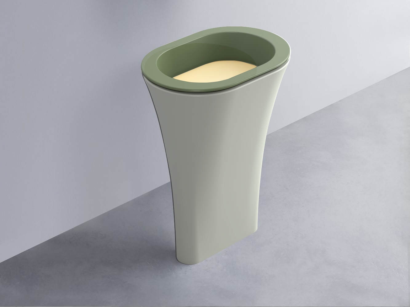 AMLA65-AG+AMPILO-CN+AMCOLO-PM Раковина Amedeo Ovale отдельностоящая cielo Enjoy + Amedeo Ceramica Cielo