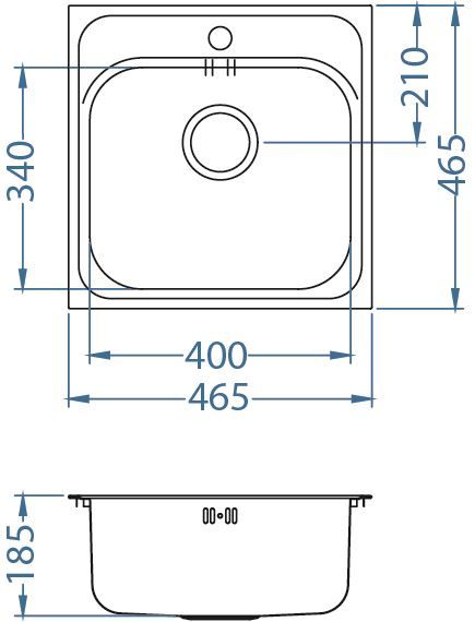 Мойка Alveus Basic 140 1100905 - Вид №1