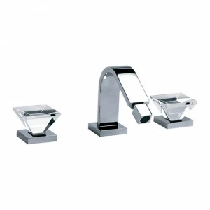 Смеситель для биде на три отверстия ½" JOERGER Empire Royal Crystal