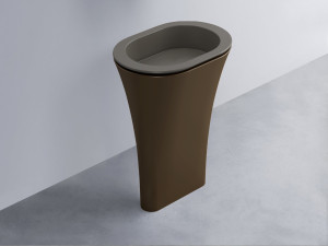 AMLA65-FN+AMPILO-FN+AMCOLO-CA Раковина Amedeo Ovale отдельностоящая cielo Enjoy + Amedeo