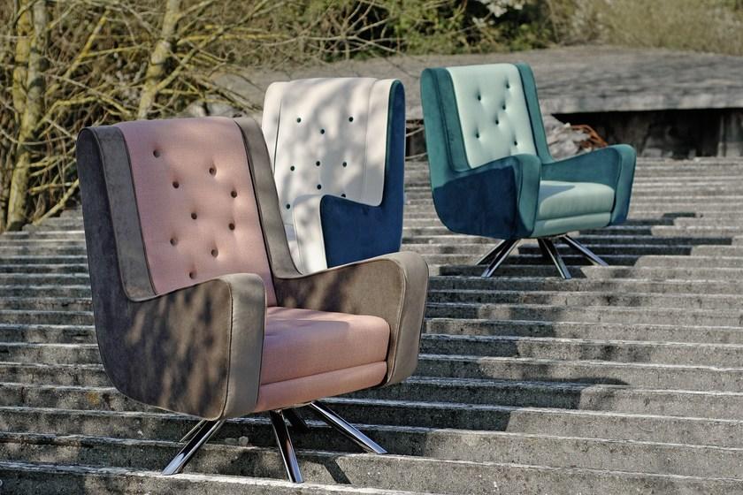 Adrenalina Кресло из ткани с подлокотниками Gulp sun-id-1478781 - Вид №2