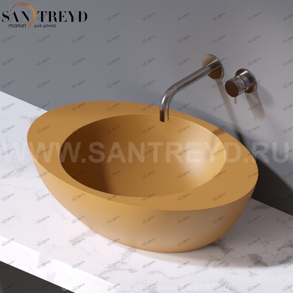 L269.133 Накладная раковина на столешницу  овальная A. e T. Italia ACCENT AeT ITALIA