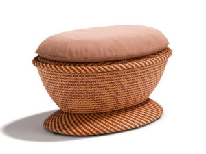 Садовая подставка для ног из синтетического волокна