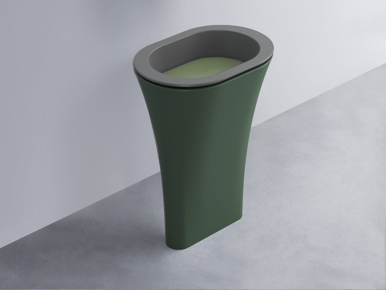 AMLA65-CM+AMPILO-AG+AMCOLO-MU Раковина Amedeo Ovale отдельностоящая cielo Enjoy + Amedeo Ceramica Cielo