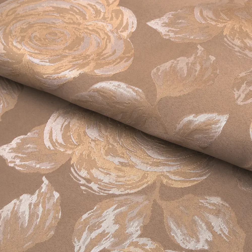 Ткань п/м Flora «Flowers» 140 см цвет золотой 82467383 STLM-2144049 AMETIST 