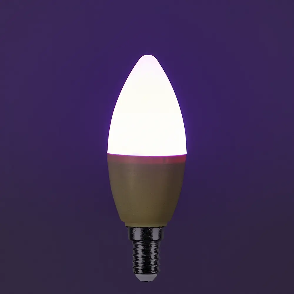 Лампа светодиодная Osram E14 220-240 В 5.5 Вт свеча матовая 470 лм, регулируемый цвет света RGBW, для диммера 82911571 STLM-2195903  - Вид №17