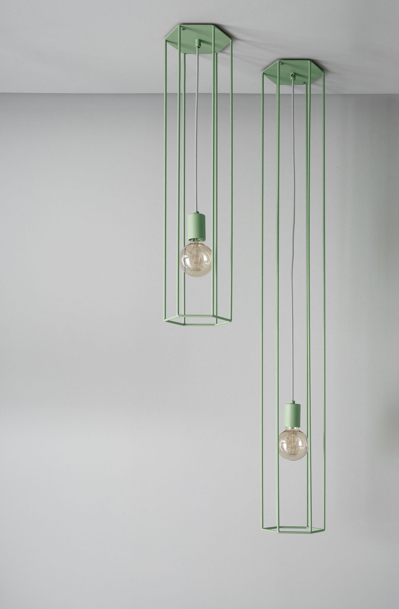 Порошковое покрытие стальной подвесной светильник +kouple LINES HEX ARCH-00018713 - Вид №2