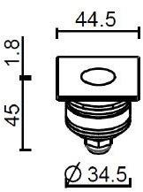 Brillamenti Светодиодный лестничный светильник для улицы Regolo / loto sun-id-1409042 - Вид №9