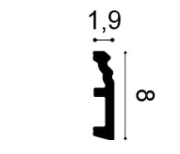 Плинтус Duropolymer® Orac SX195 ARCH-00028840 - Вид №3