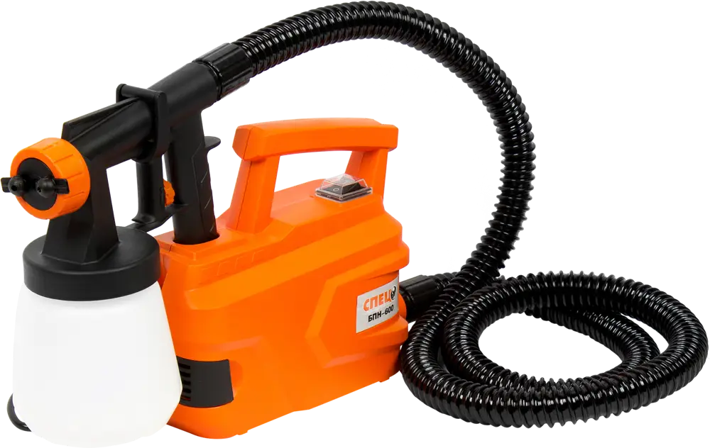 Краскопульт электрический СПЕЦ БПН-600 с технологией HVLP для профессиональной покраски 82245581